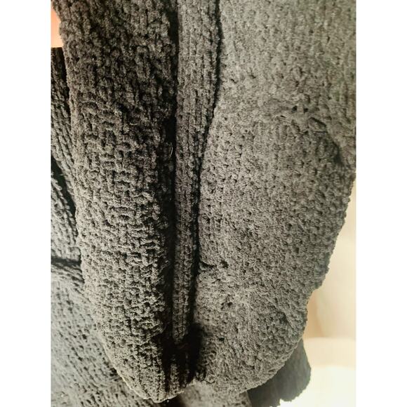 Seven 7 Sweater Medium Womens Black Pullover Long Sleeve Turtle Neck Cable Knit - Picture 2 of 12